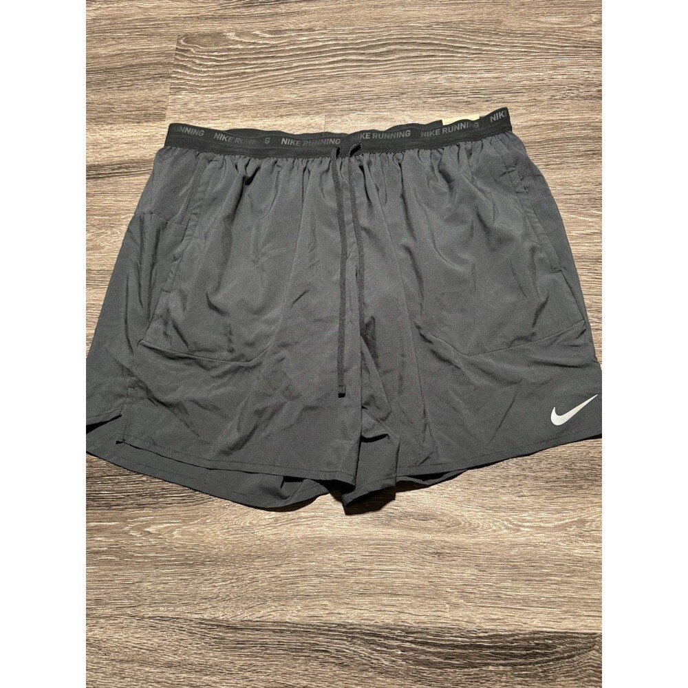 Nike Stride Dri-Fit 5" Brief-Lined Running Shorts Mens XL Black DM4755-010